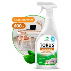 Средство для мебели Torus полироль для мебели спрей 600 мл для уборки пыли. Триггер (8шт/уп) (арт. 219600-GRASS)