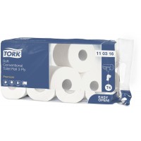 Tork туалетная бумага в стандартных рулонах ультрамягкая 110316 T4 3сл 29.5м