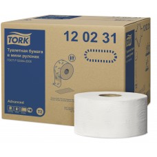 Tork туалетная бумага в мини-рулонах 120231 T2 2сл 170м