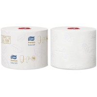 Tork туалетная бумага Mid-size в миди-рулонах ультрамягкая 127510 T6 70м 3сл