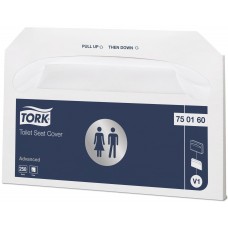 Tork индивидуальные бумажные покрытия на унитаз 750160 V1 250л