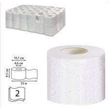 Туалетная бумага 2сл., с центр вытяжкой Professional Comfort, белая,11,5х215мм,6рул, 207м.