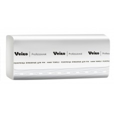 Полотенца бумажные 1сл.,белые,Veiro Professional Lite, 210*216 мм., 20пач*200лст.V2-200